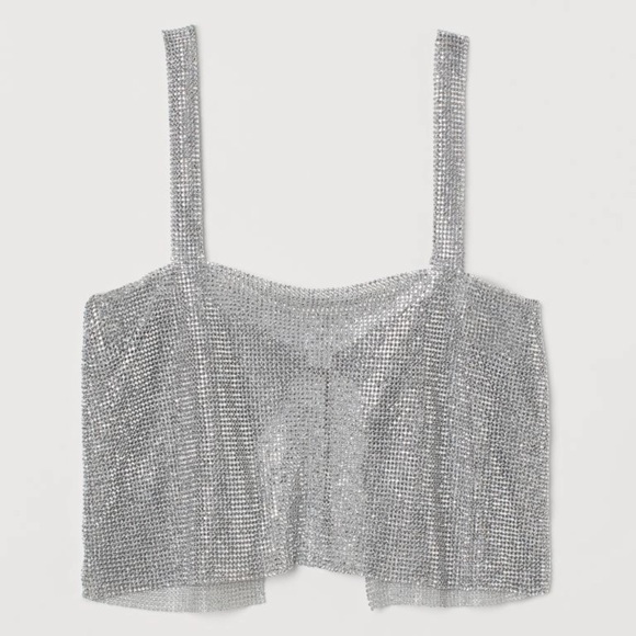 H&M Tops - Rhinestone top